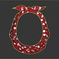 Fashionable Red Headband With White Polka Dots For Women Stylish Accessory