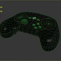 Modern gamepad handle 3d model