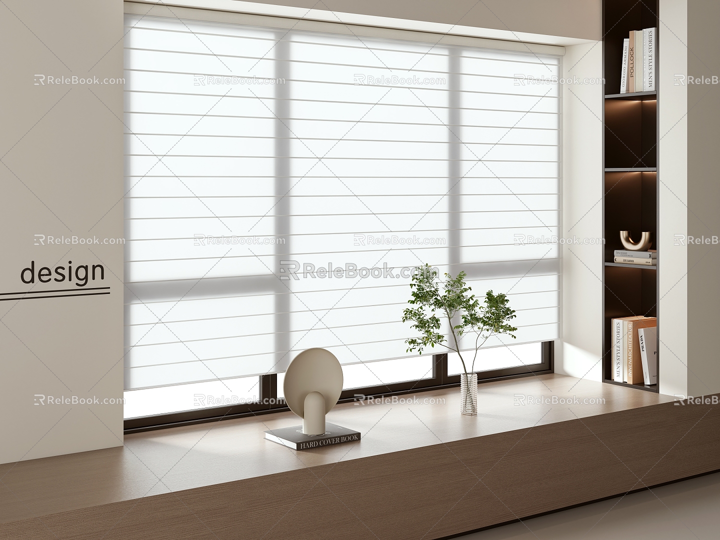 Modern venetian blinds 3d model