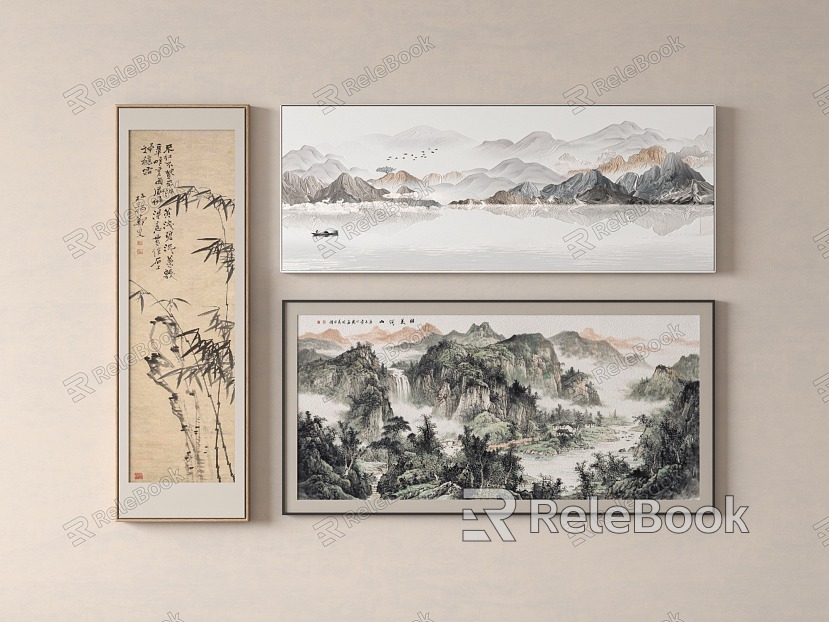 New Chinese Hanging Painting Decorative Painting model