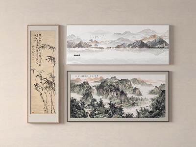 New Chinese Hanging Painting Decorative Painting model