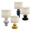 Modern Table Lamp West Elm Totem 3d model