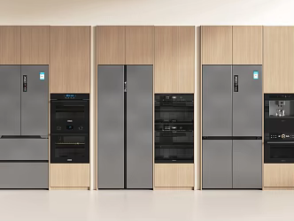 Refrigerator Oven Direct Drinking Machine Integrated Embedded Refrigerator Dishwasher 3d model