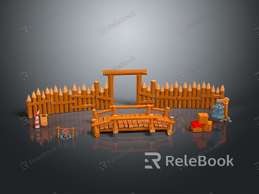 Fence Gate Fence Wall Defense Wall Wooden Fence Fence Iron Fence Floriculture Fence Iron Fence Railing model