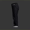 Stylish Dark Denim Jeans With White Cuffed Hems And Waistband Details