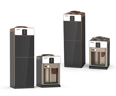 Haier Water Dispensers In Various Sizes With Modern Design For Home Use 3d model