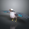 Modern Birds Birds 3d model