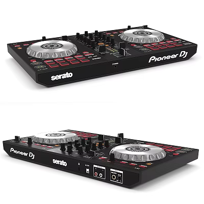 Pioneer DJ Serato DJ Controller With Turntables Control Buttons And Audio Interfaces 3d model