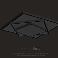Geometric ceiling lamp 3d model