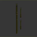 Rocket rocket launcher RPG air-to-air weapon air-to-air missile shoulder-mounted missile shoulder-mounted rocket 3d model