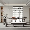 Modern Tea Room 3d model