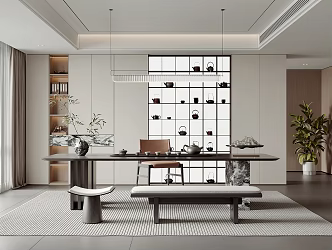Modern Tea Room 3d model
