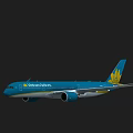 Airbus A350 3d model