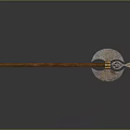 Modern Tomahawk Axe Wooden Axe Wooden Handle Axe 3d model