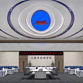 Modern Monitoring Room With Professional Control Consoles And Display Screens