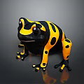 Frog Class Poison Frog Game Frog Reptile Cold Blooded Animal Reptile Class 3d model