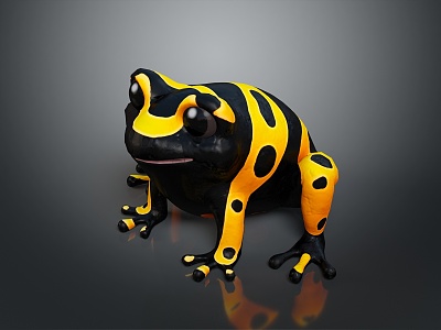 Frog Class Poison Frog Game Frog Reptile Cold Blooded Animal Reptile Class 3d model