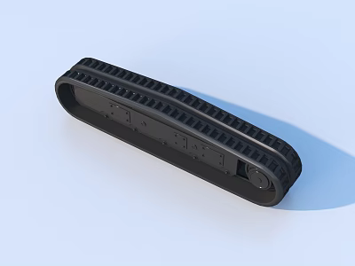 Durable Industrial Equipment Track Component For Heavy Duty Machinery Applications 3d model