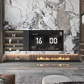 Modern Duplex Living Room With Sofa Coffee Table Feature Wall Large Windows And Green Plants