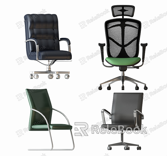 Modern office chair office chair combination model