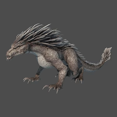 modern animal alien 3d model