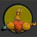 Mech Warrior Mech Soldier Machine Battlearm Mechanical Battlearm Machine Fighter Robot 3d model