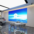 MG Motor 4S Dealership Showroom With Displayed Vehicles And Modern Interior