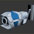 Smartphone Digital Camera Module Featuring White Body Blue Stripe SD1 Model Lens And Side Extension