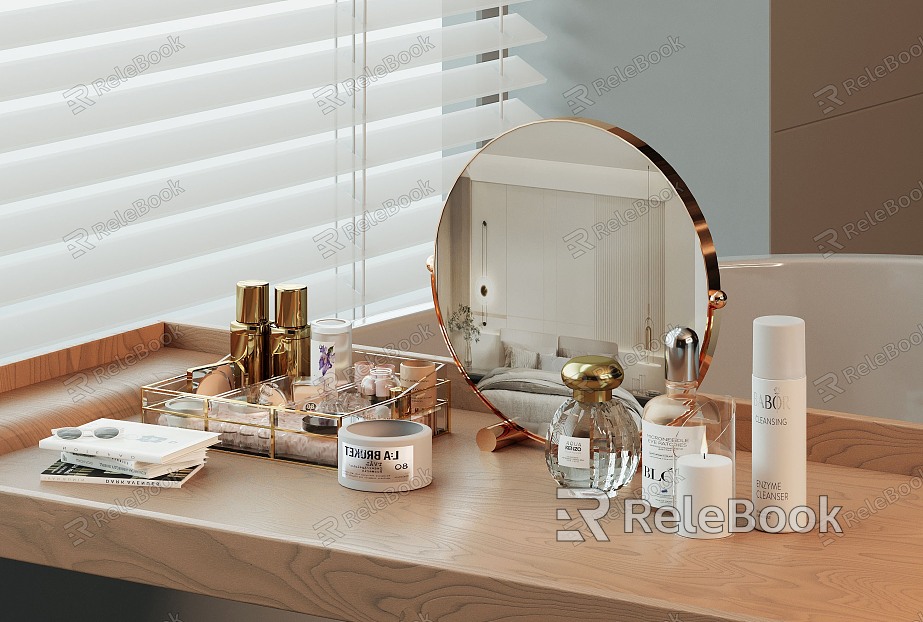 Modern Cosmetics Skincare Mirror Ornaments model