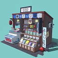 Traditional Japanese Dessert Shop Featuring Wooden Display Cases And Assorted Sweets