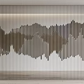 New Chinese background wall far mountain partition 3d model