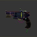 revolver revolver pistol semi-automatic pistol automatic pistol modern weapon hot weapon 3d model