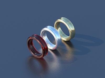 Ring Diamond Ring Gem Ring 3d model