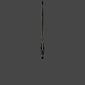 Ornate Medieval Sword With Carved Hilt And Intricate Metal Blade Design