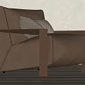 Single sofa 3d model