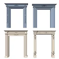 Decorative Door Arches With Various Designs And Different Color Finishes 3d model