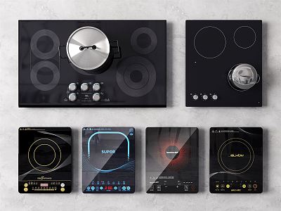 Modern Induction Cooker Induction Cooker Induction Cooker 3d model