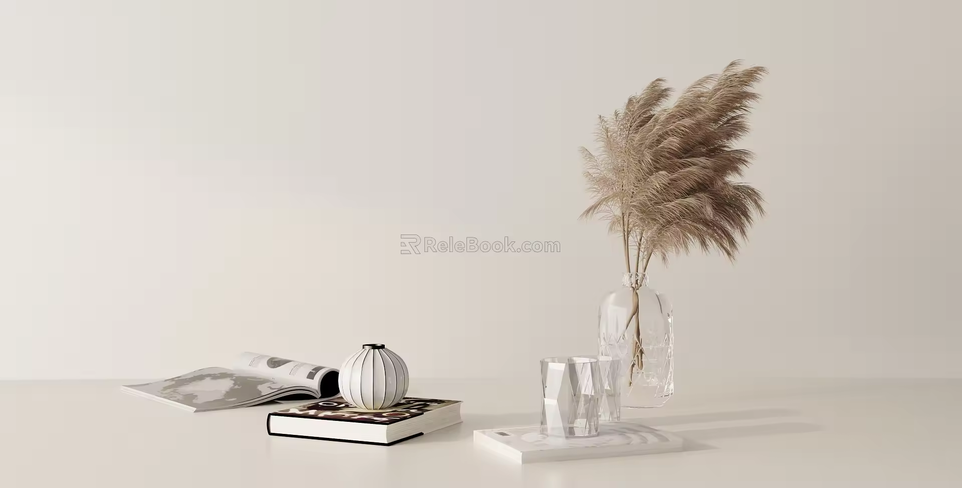 Modern ornaments combination 3d model
