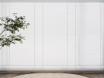 modern venetian blinds curtain 3d model