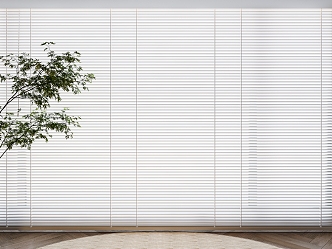 modern venetian blinds curtain 3d model