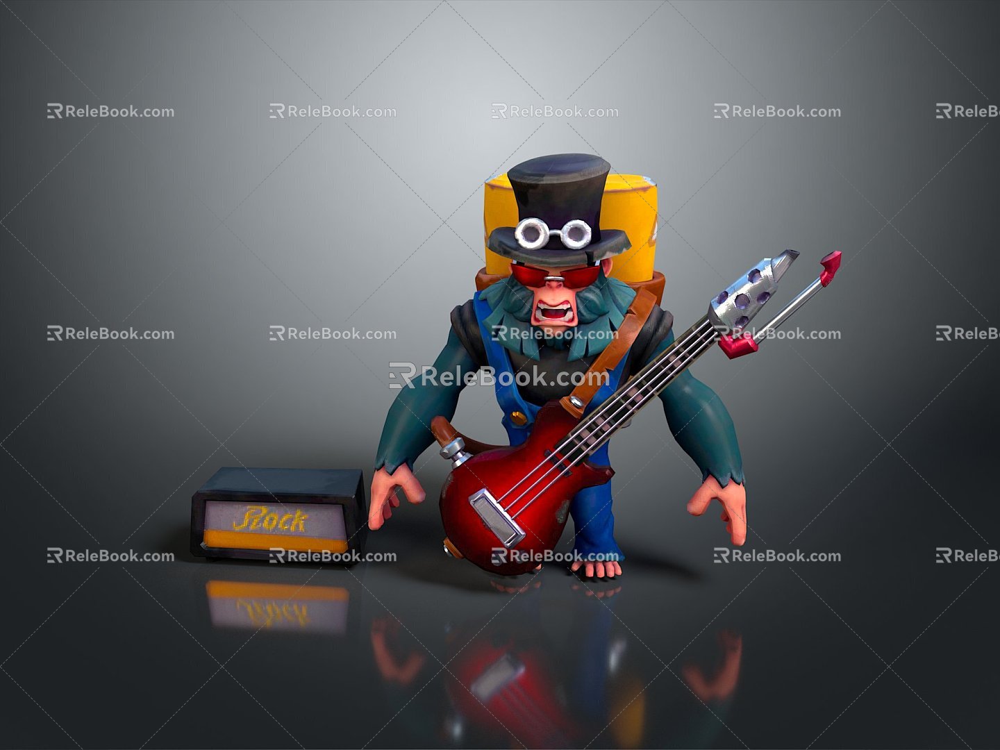 Monkey CG Monkey Cartoon Monkey Anime Monkey Stylized Monkey Fantasy Style Monkey Toy 3d model