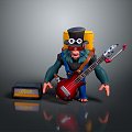 Monkey CG Monkey Cartoon Monkey Anime Monkey Stylized Monkey Fantasy Style Monkey Toy 3d model