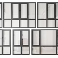 Modern window window combination 3d model