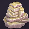 Stone Cartoon Stone Stylized Stone Hand-painted Stone Stone Block Big Stone 3d model