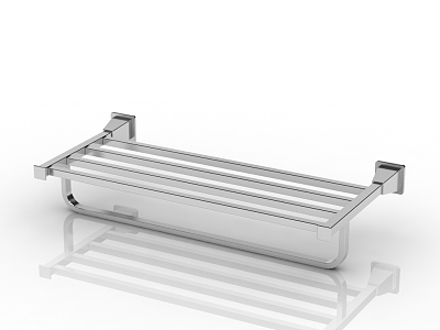 Modern towel rack 3d model