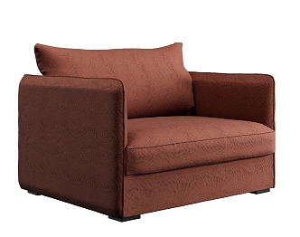 Single Sofa Cloth Single Sofa 3d model