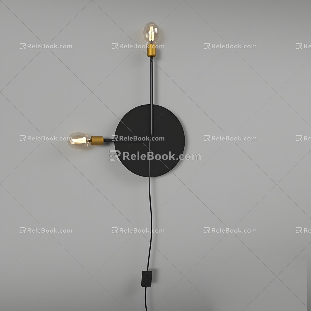 Lighting lamp wall lamp wall lamp bedside lamp 3d model