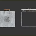 Metal Storage Equipment With Circular Lock And Steering Wheel Closure Open Closed Designs