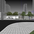 Demonstration area landscape 3d model