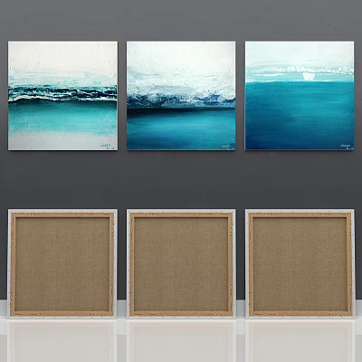 Hanging picture 3d model Hanging picture 3d model